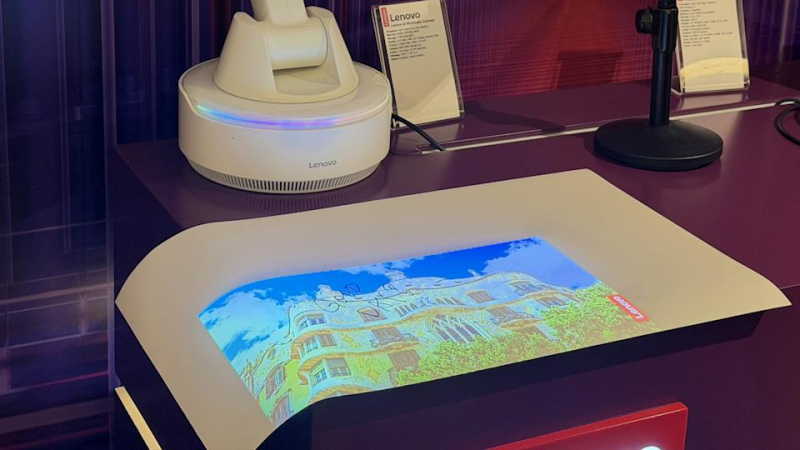 Lenovo's robot concept can help you digitally sign documents (and maybe annoy coworkers)