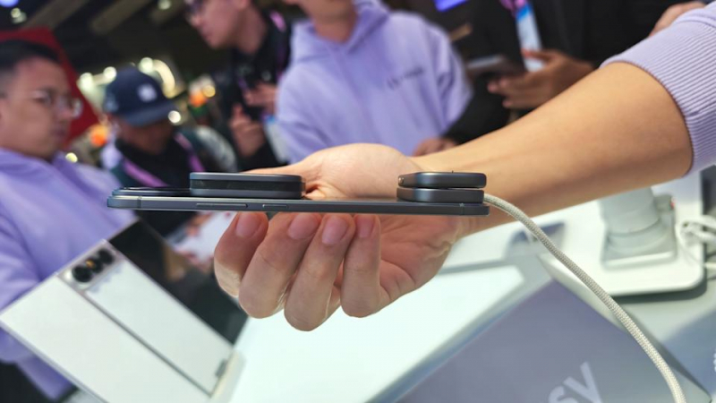 At MWC, Tecno’s super-thin modular concept phone doesn't even have a wired charging port