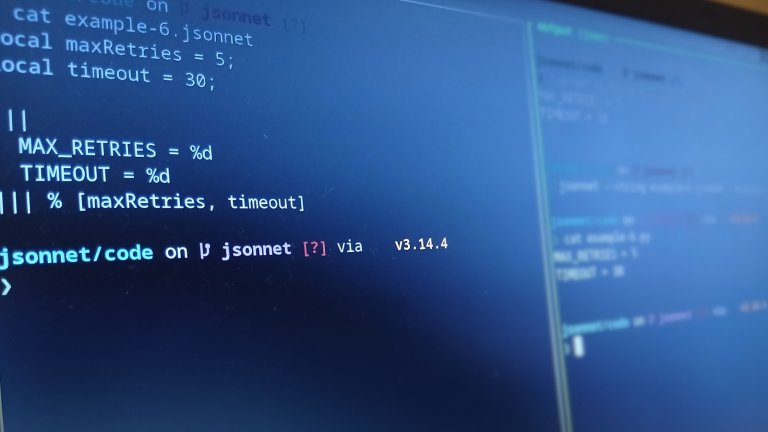 a-close-up-picture-of-a-laptop-screen-with-jsonnet-code