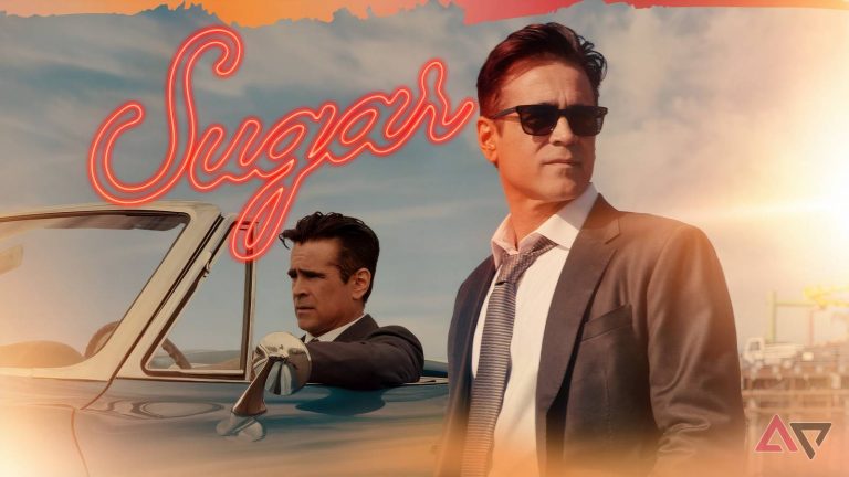 colin-farrell-in-a-suit-beside-a-vintage-convertible-in-sugar